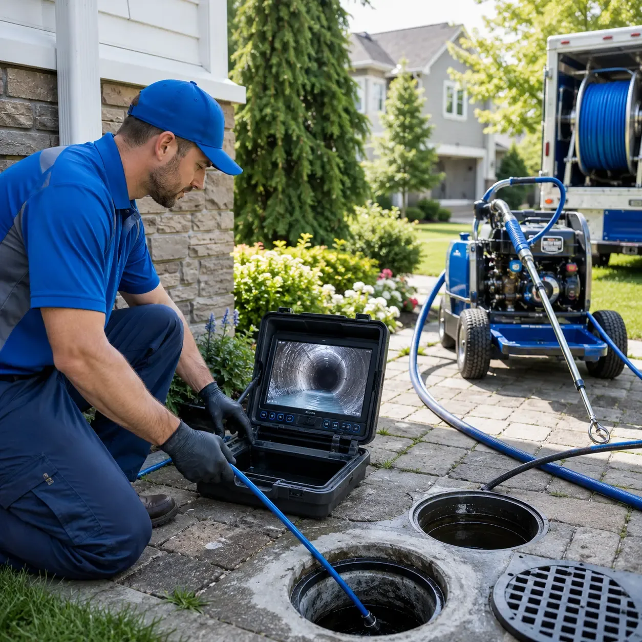 Outdoor drain cleaning professionals serving Pineland, TX